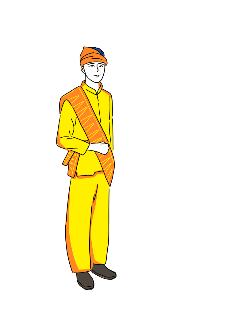Maskot Bulungan Laki-laki