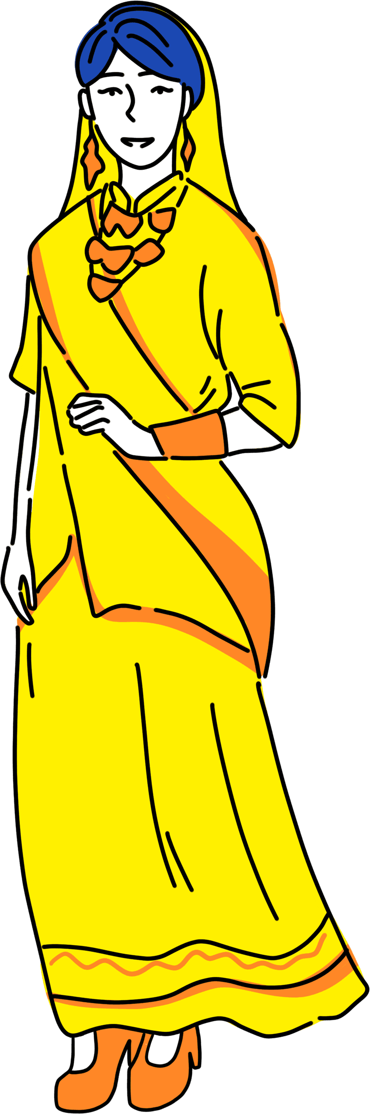 Maskot Bulungan Perempuan