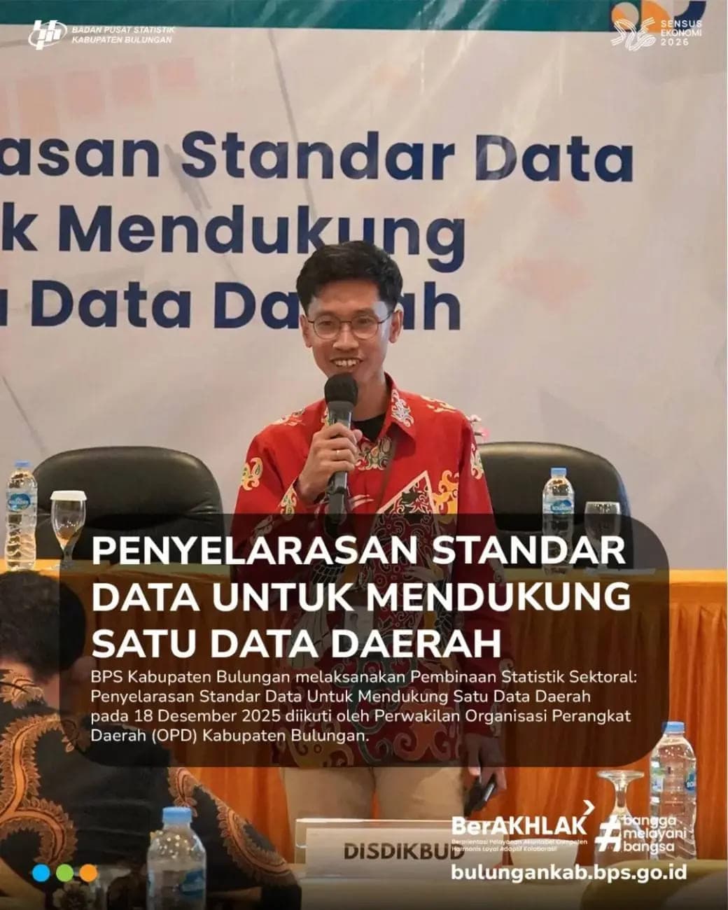 Penyelarasan Standar Data untuk Mendukung Satu Data Daerah