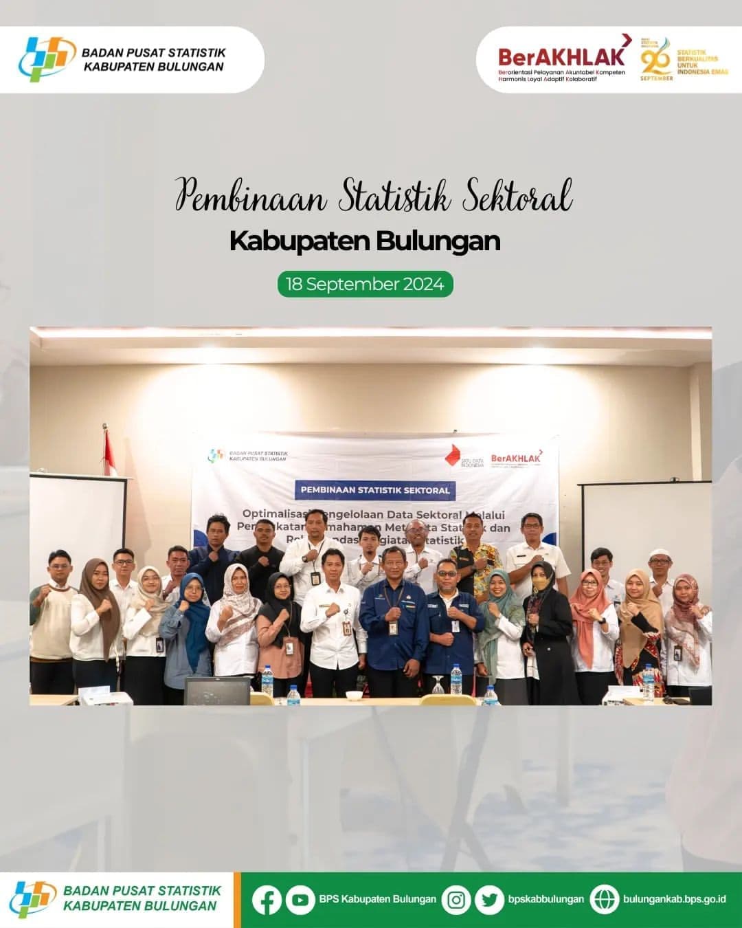 PEMBINAAN STATISTIK SEKTORAL